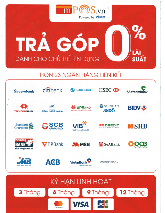 hỗ trợ trả góp nệm giá kho