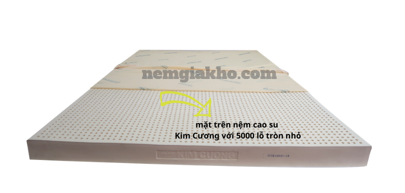 Nệm Kim Cương happygold ngang 1m4