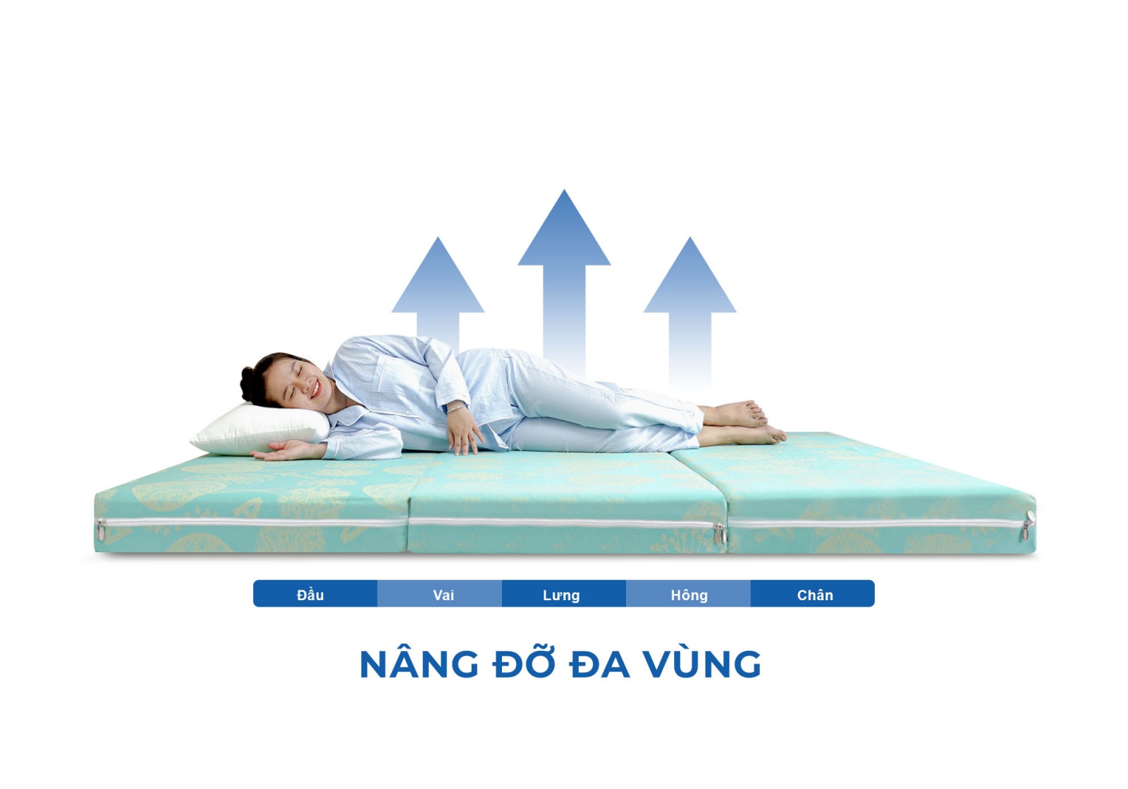 Nệm cao su bông Aroma