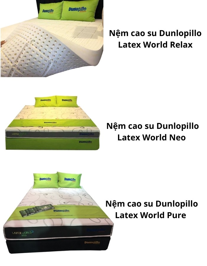 Nệm cao su Dunlopillo