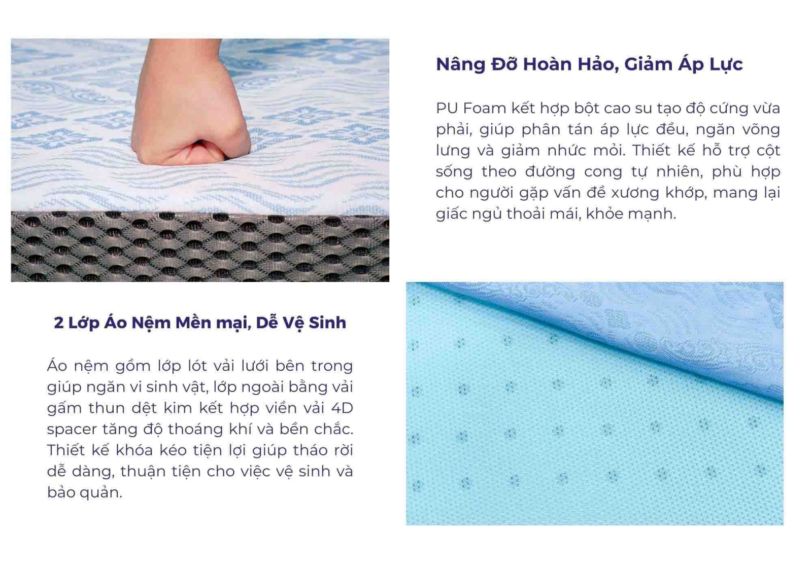 Nệm Foam Aroma Luxury (tên cũ Adora)