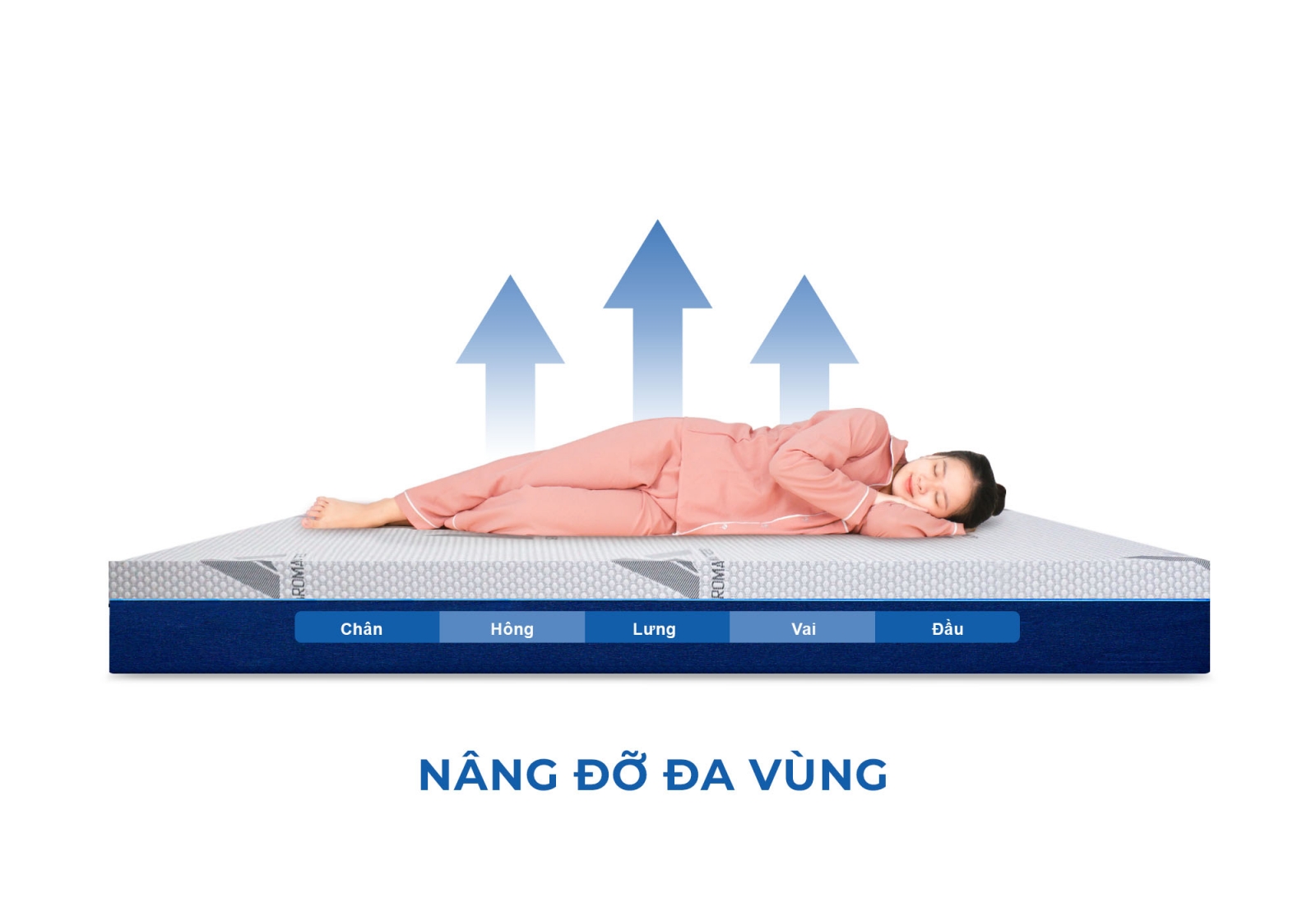 Nệm lò xo Aroma Cool Coil Premium Latex