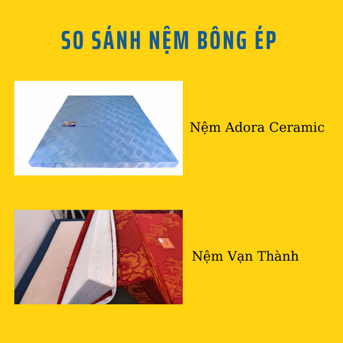 Nệm bông ép Adora