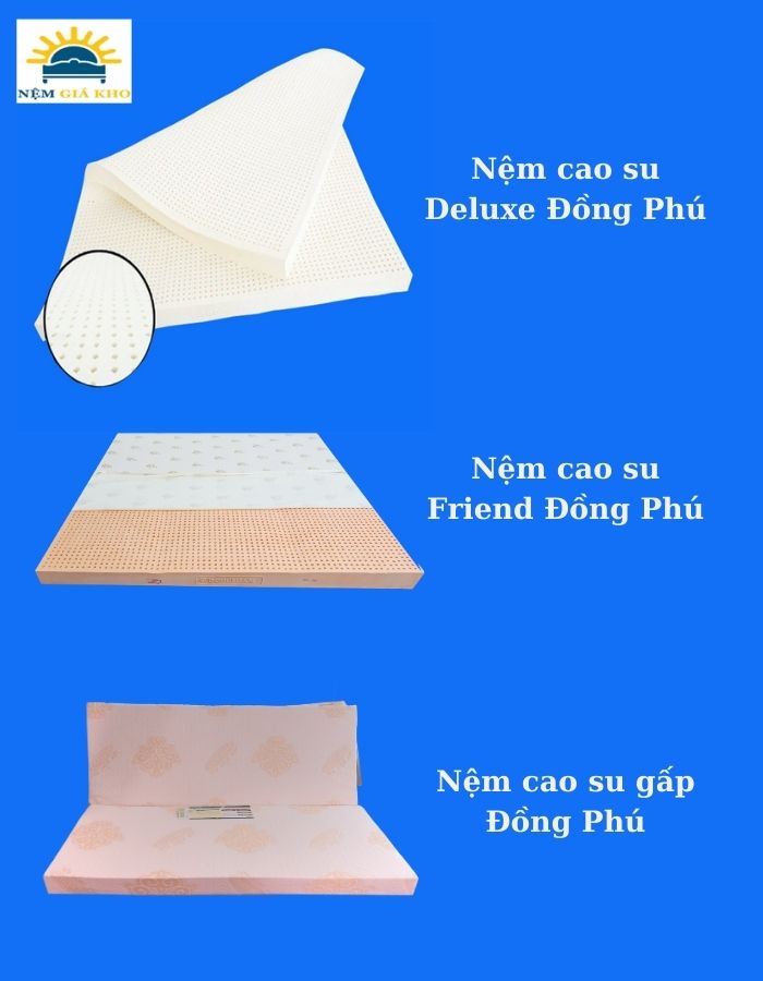 Nệm cao su Đồng Phú