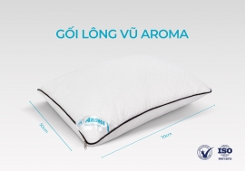 Gối nằm lông vũ Aroma